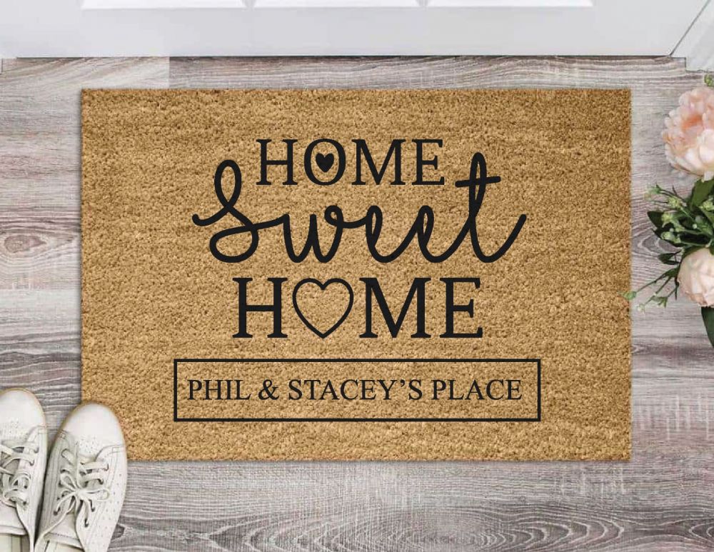 Personalised Coir Door Mat - Home Sweet Home