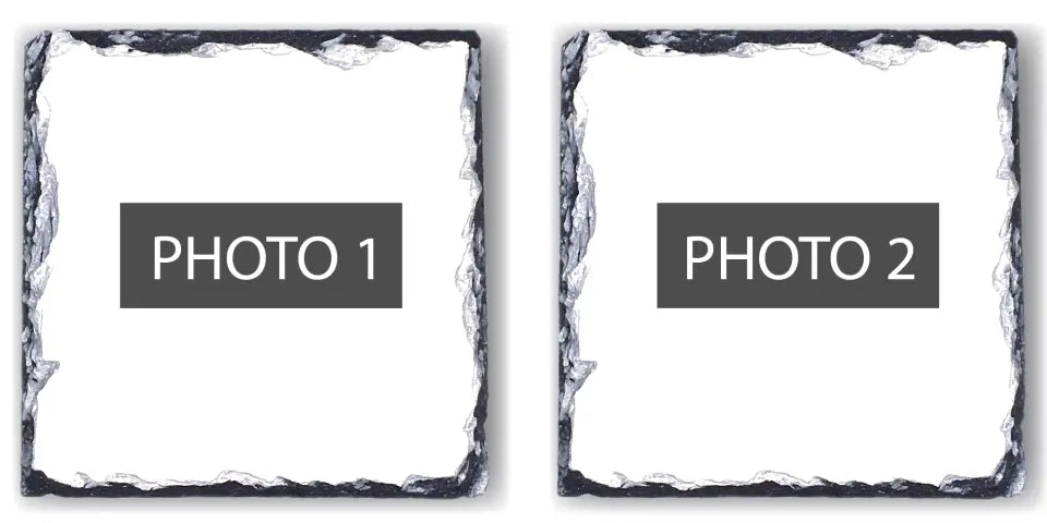 Personalised Photo Slate - Square Shaped Buy 2