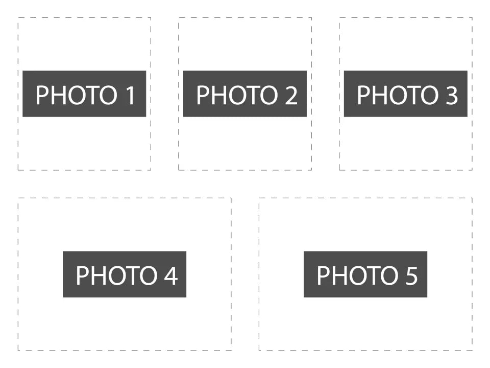 Personalised Collage Canvas - Five Images