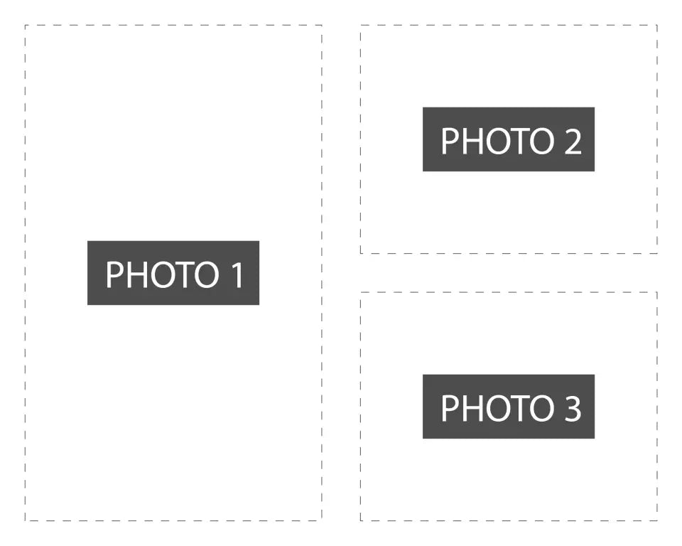 Personalised Collage Canvas - Three Images