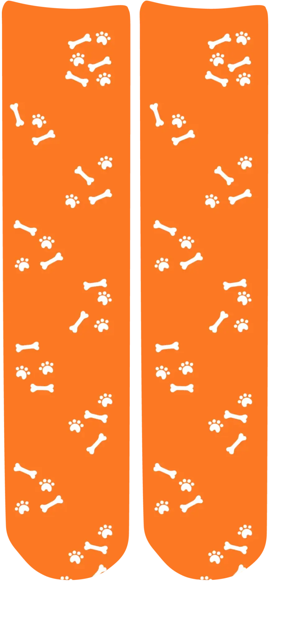 Personalised Face Socks - Pet Orange (DBonePattern)
