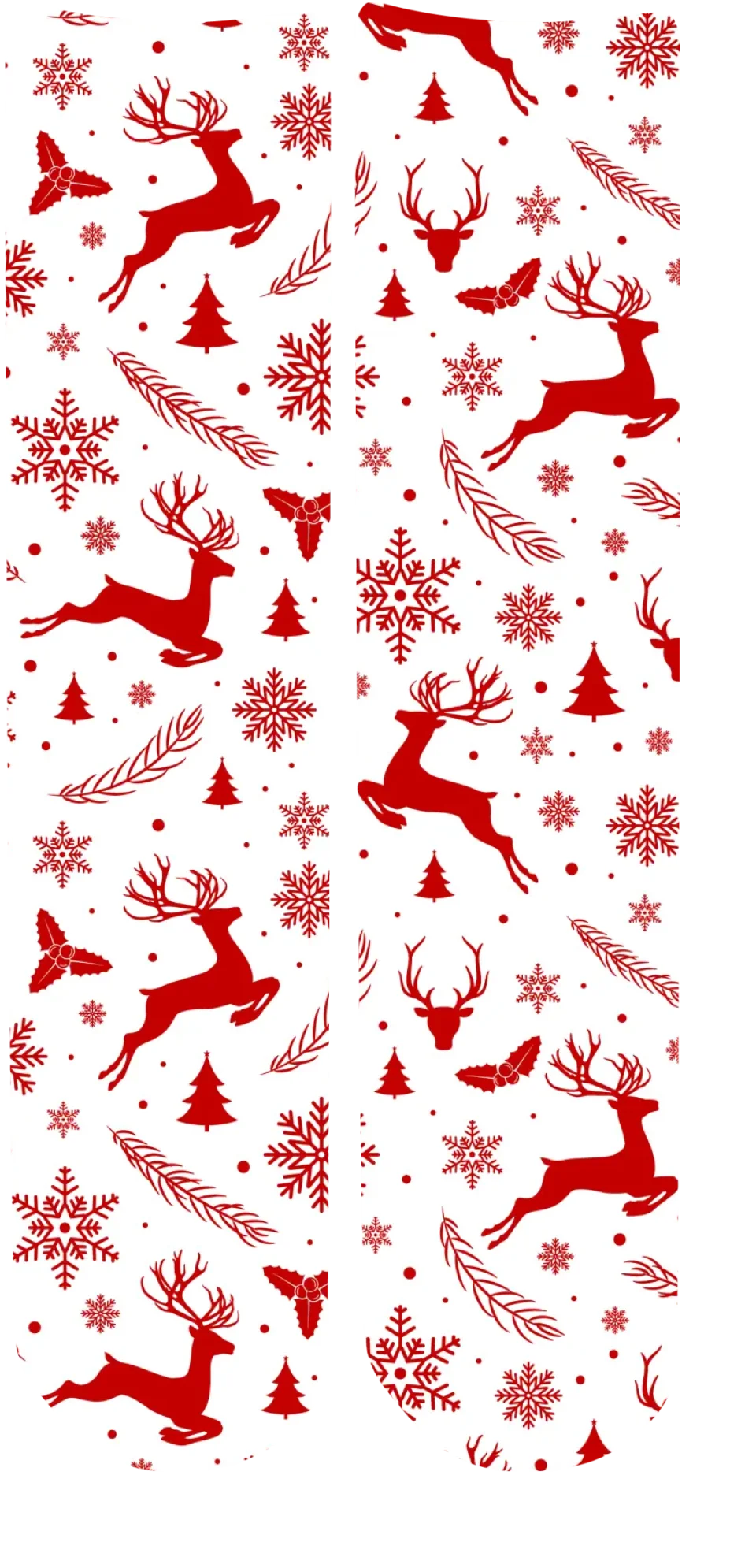 Personalised Christmas Face Socks - Festive Red White (678)