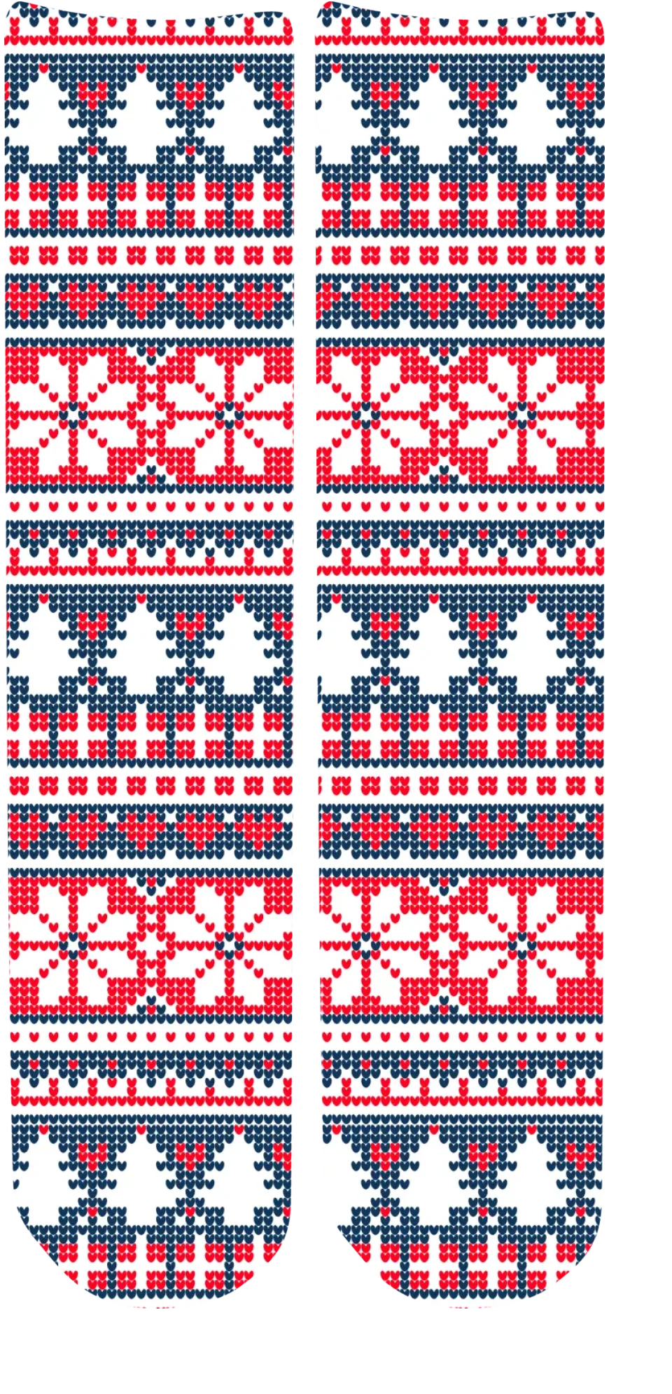 Personalised Christmas Face Socks - Pattern (Knitted_B65)