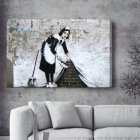 Maid Banksy Canvas