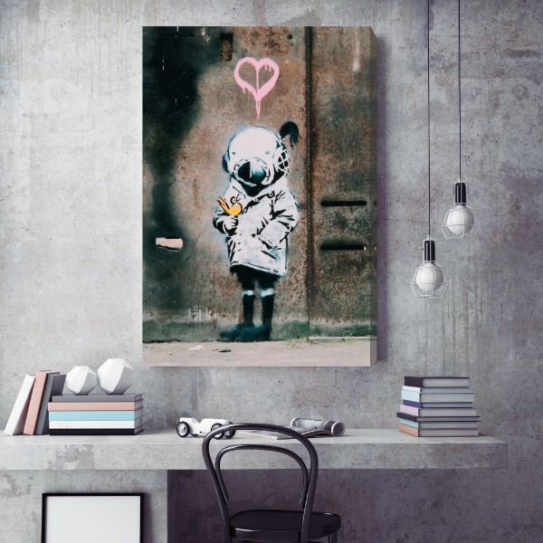 The Little Diver Banksy Canvas
