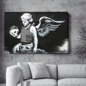Angel Skull Banksy Canvas