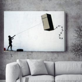 Fridge Kite Banksy Canvas