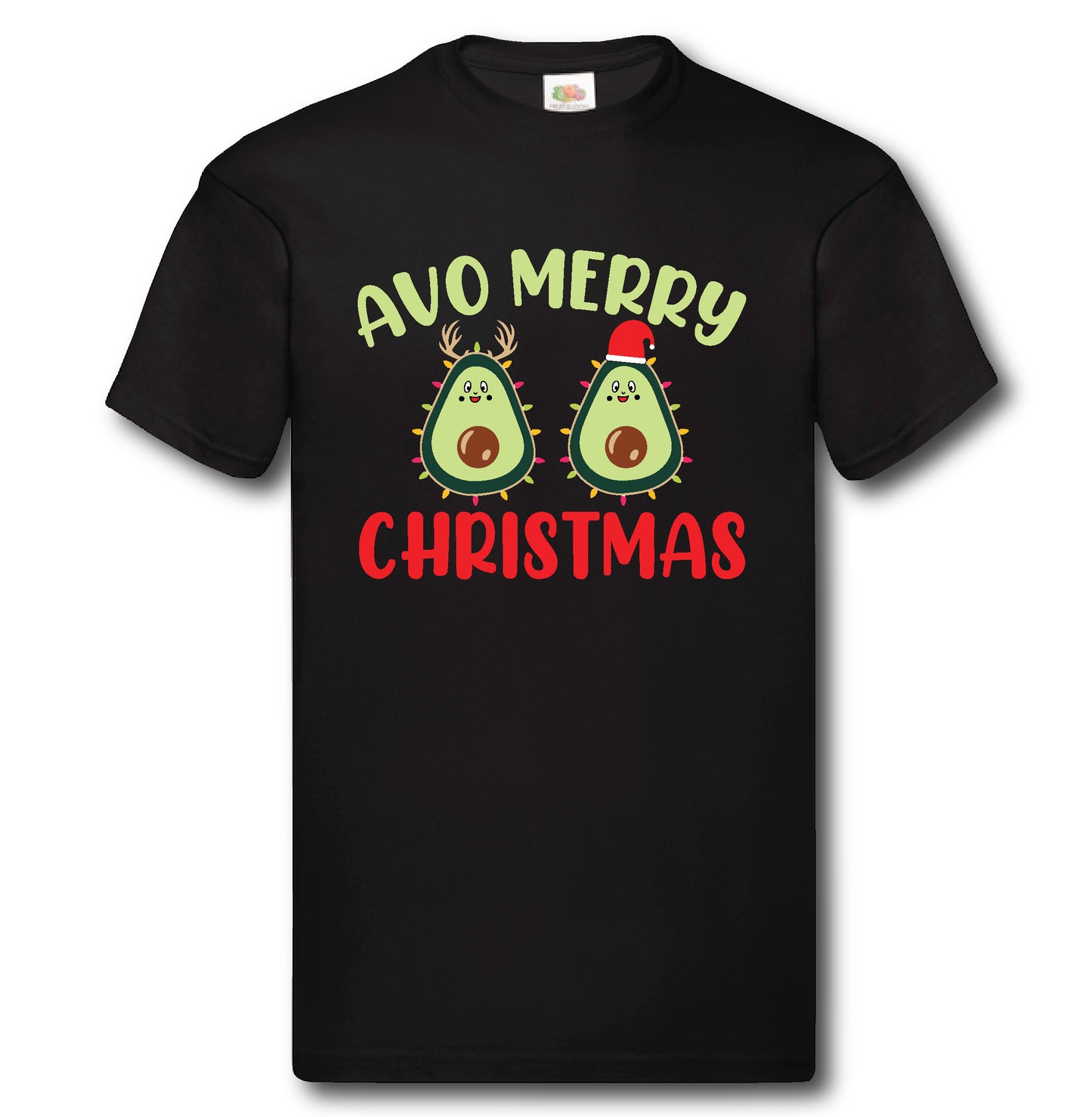 Christmas Novelty T-Shirt - Avo Merry