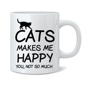 Cats Makes Me Happy Mug