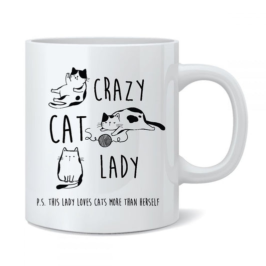 Whiskers Crazy Cat Lady Mug