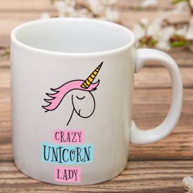 Crazy Unicorn Lady Mug