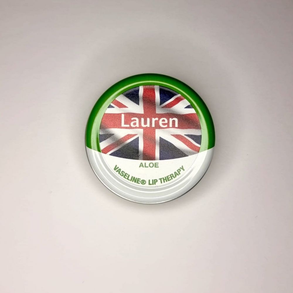 Personalised Vaseline - Aloe Vera (JU_ED)