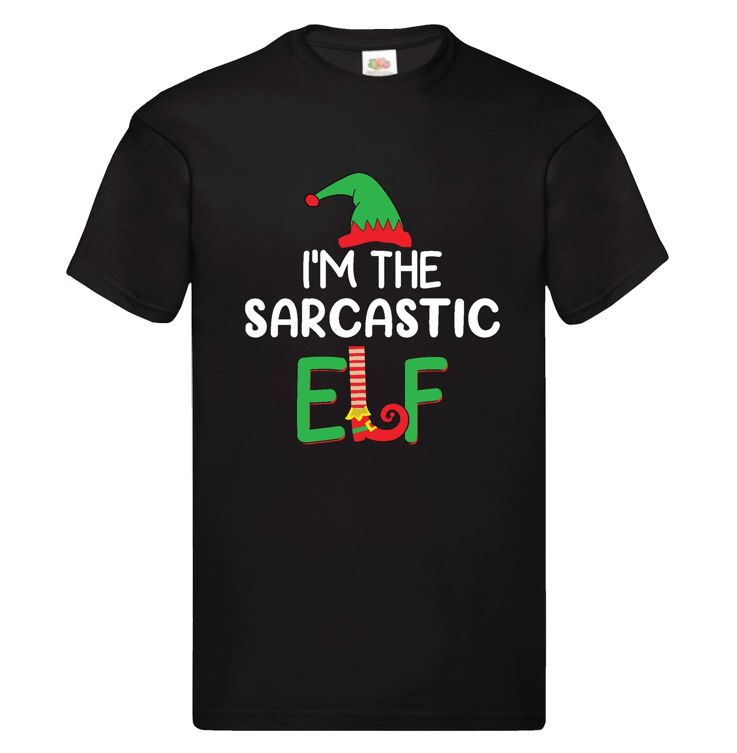 Christmas Novelty T-Shirt - Sarcastic Elf