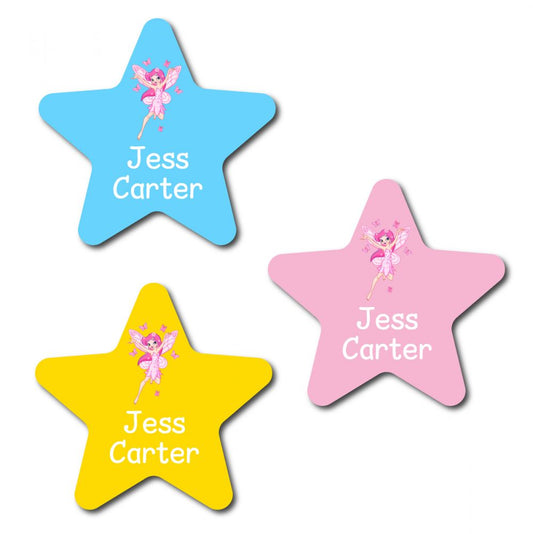 30 Star Fairy Name Labels