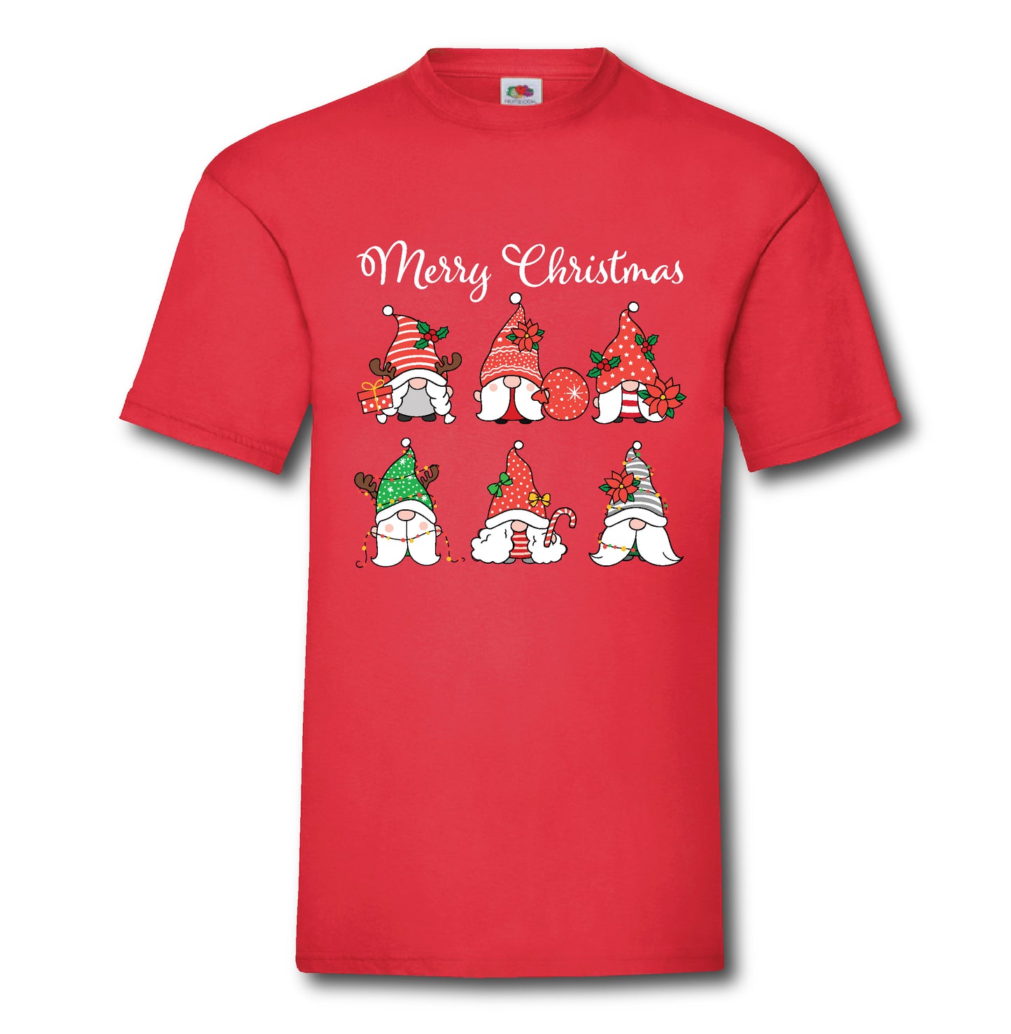 Christmas Novelty T-Shirt - Gnomes (6GNR)