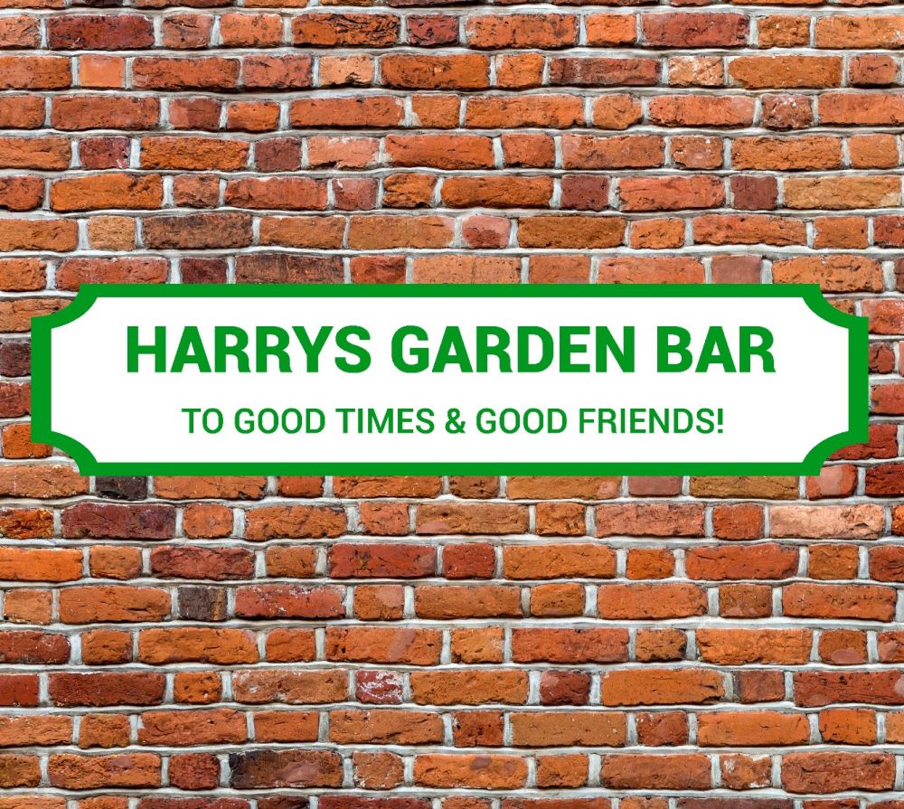 Personalised Home & Garden Plaque - Green