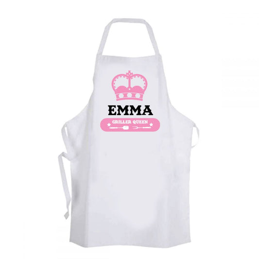 Personalised Name Griller Queen Apron