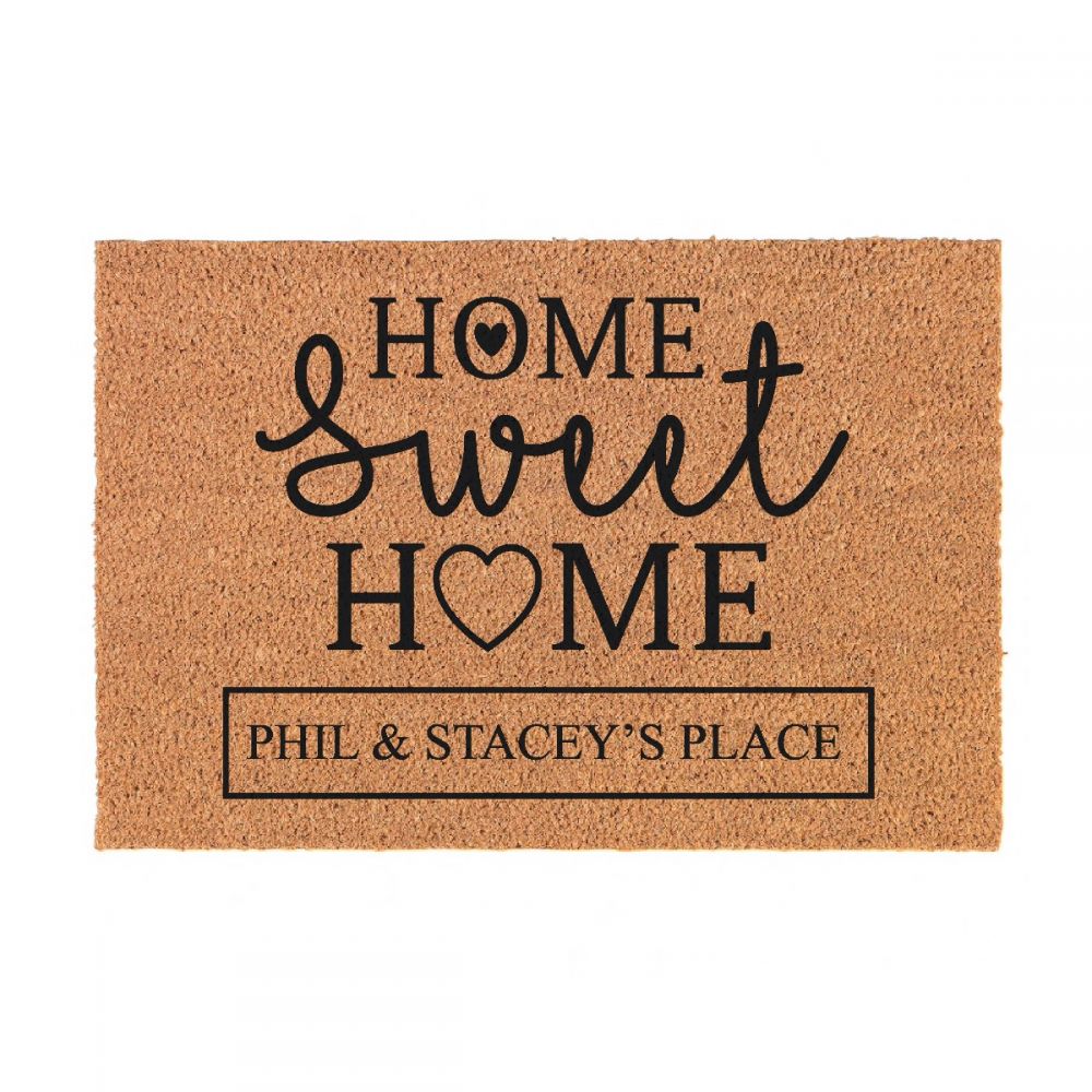 Personalised Coir Door Mat - Home Sweet Home