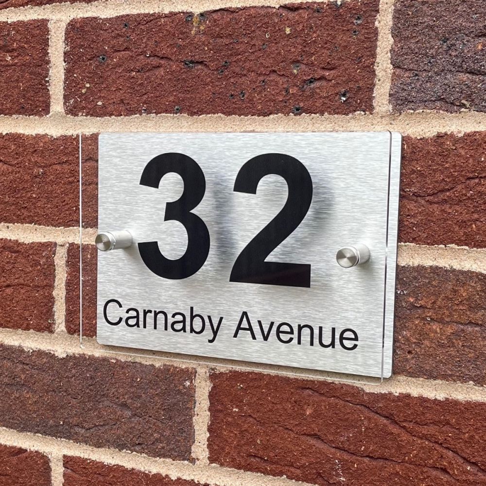 Personalised Acrylic Metal Door Sign (AR022)