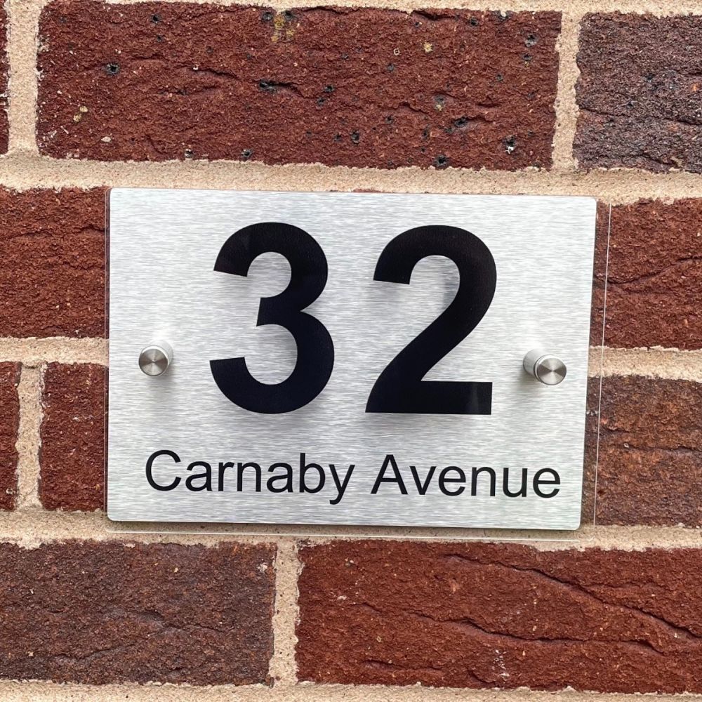 Personalised Acrylic Metal Door Sign (AR022)