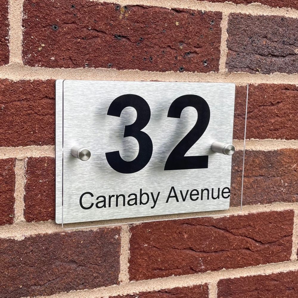Personalised Acrylic Metal Door Sign (AR022)