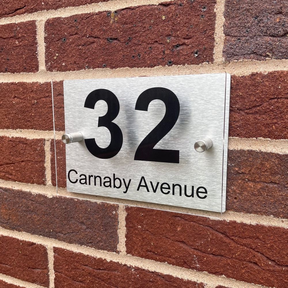 Personalised Acrylic Metal Door Sign (AR022)