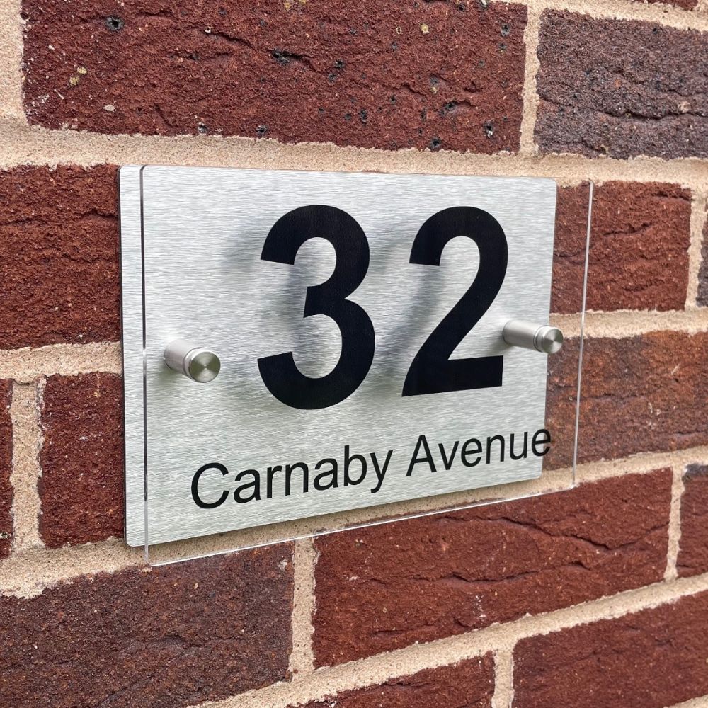 Personalised Acrylic Metal Door Sign (AR022)