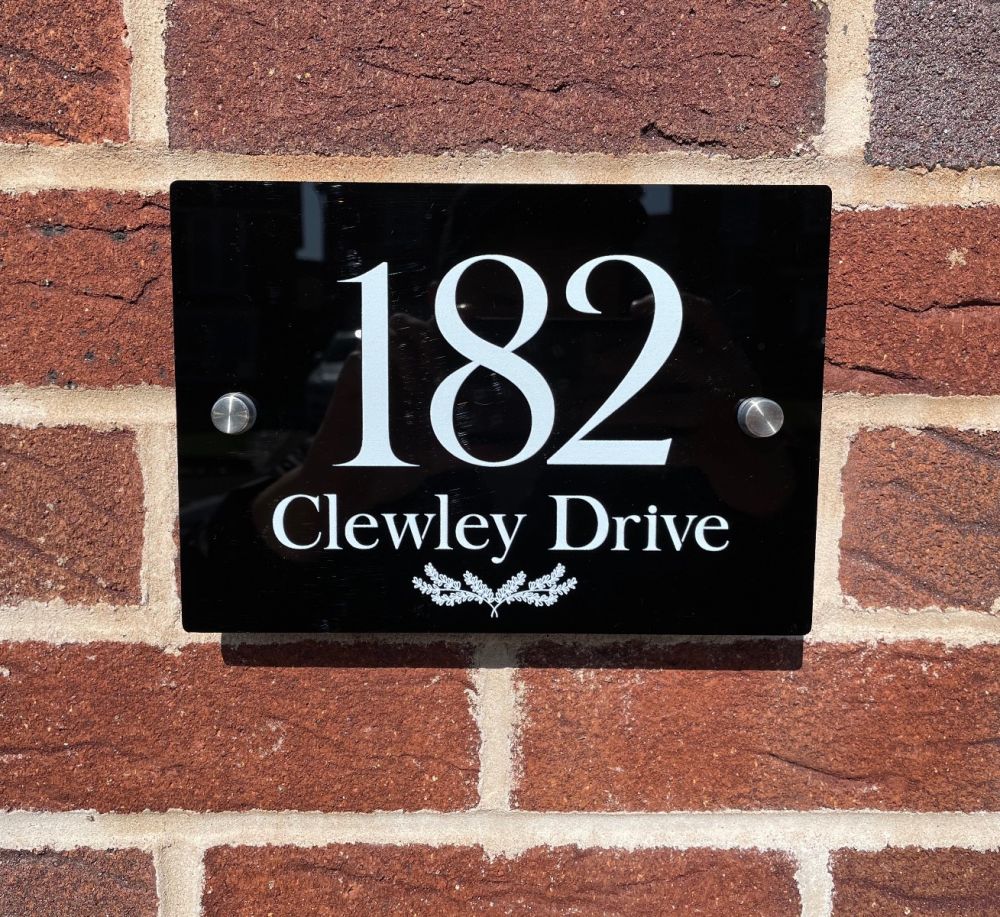 Personalised Rectangular Acrylic Door Sign - (BTFWER_0081)