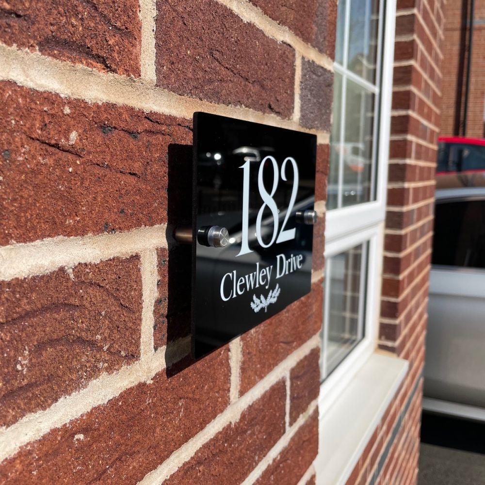 Personalised Rectangular Acrylic Door Sign - (BTFWER_0081)