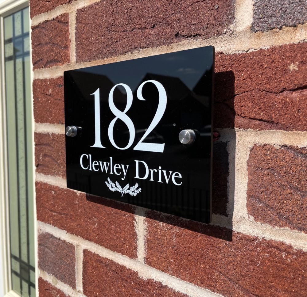 Personalised Rectangular Acrylic Door Sign - (BTFWER_0081)