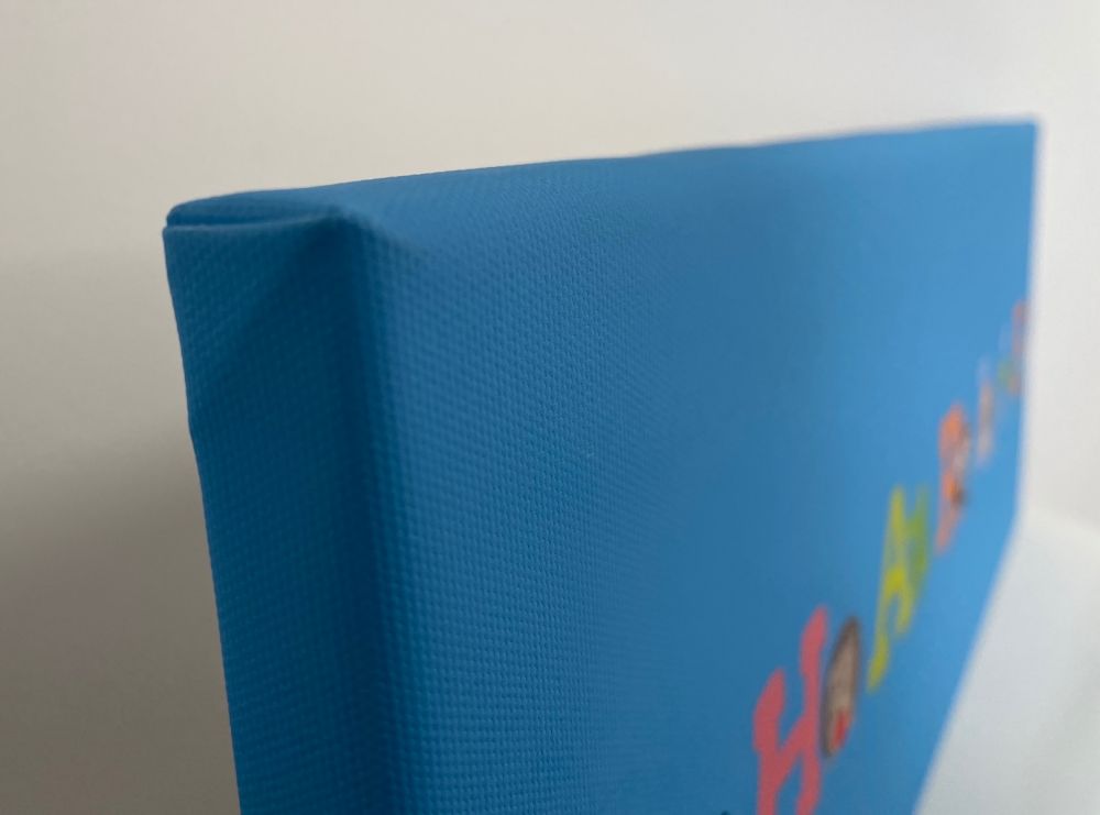 Kids Personalised Letter Name Canvas - Blue