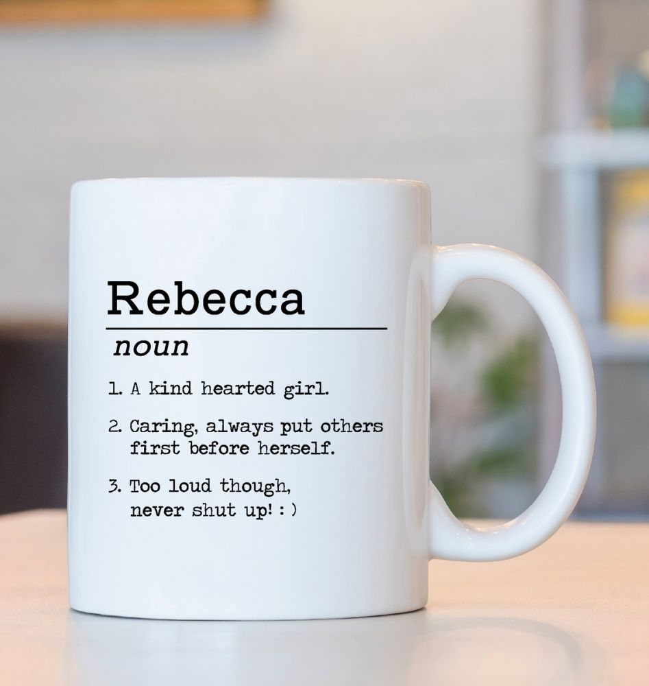 Personalised Name Definition Mug