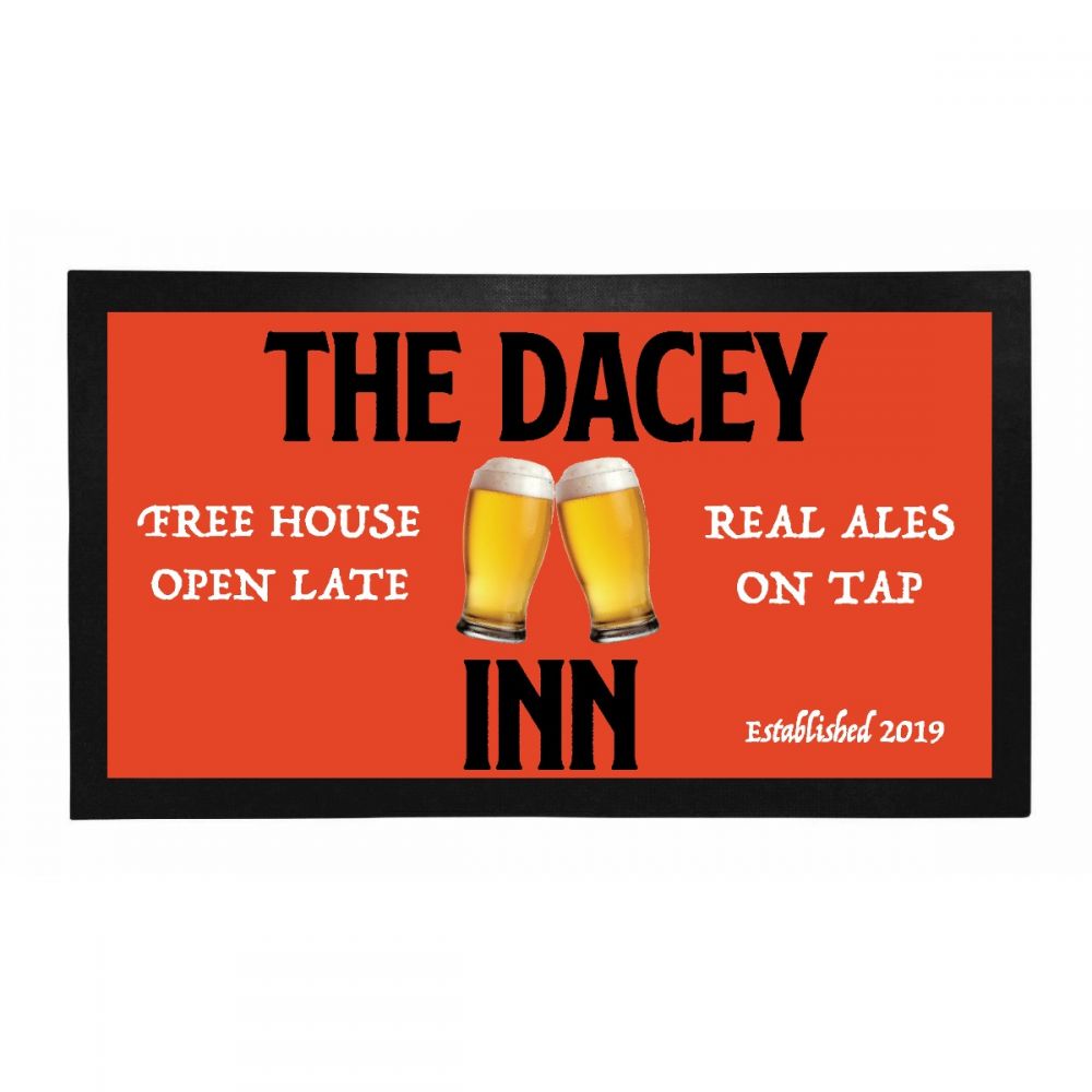 Personalised Bar Mat - The Inn