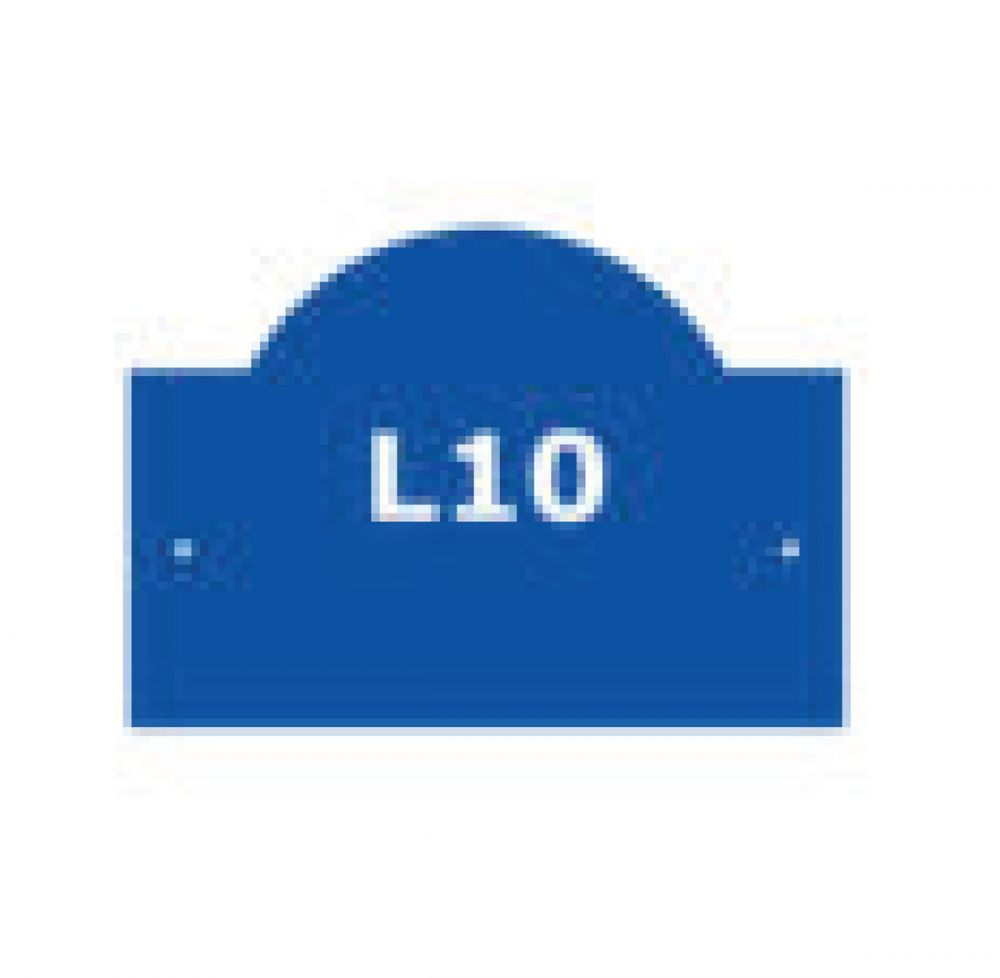 Personalised Acrylic Door Sign - Modern Shape (L10)