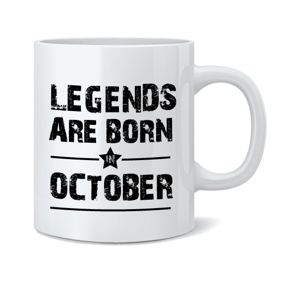 Legends Are Born In October Mug