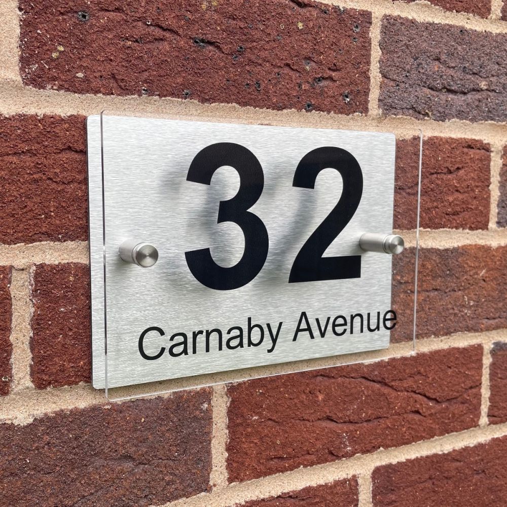 Personalised Acrylic Metal Door Sign (AR022)