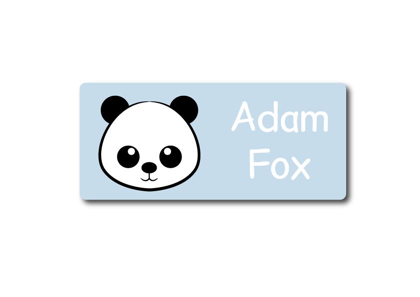Panda Rectangle Name Label