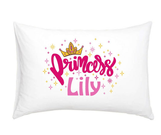 Princess Crown 3025 - Personalised Pillow Case