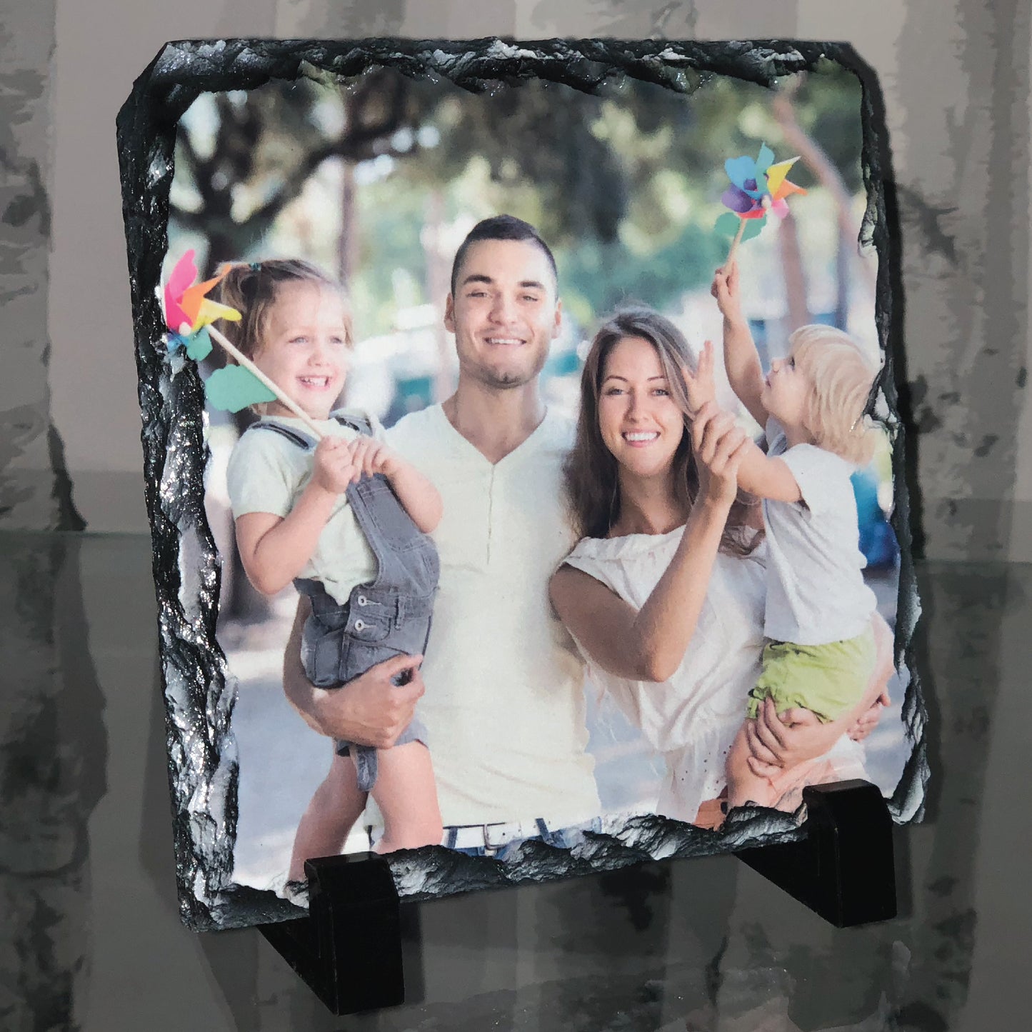 Personalised Photo Slate - Square Shaped Buy 1