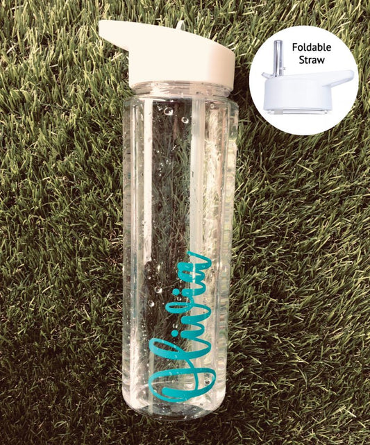 Personalised Name Water Bottle (NDF) - Tiffany Blue