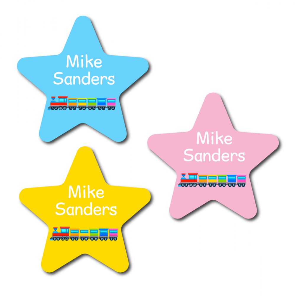 30 Star Train Name Labels