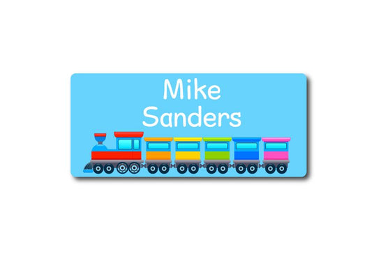 Train Rectangle Name Labels