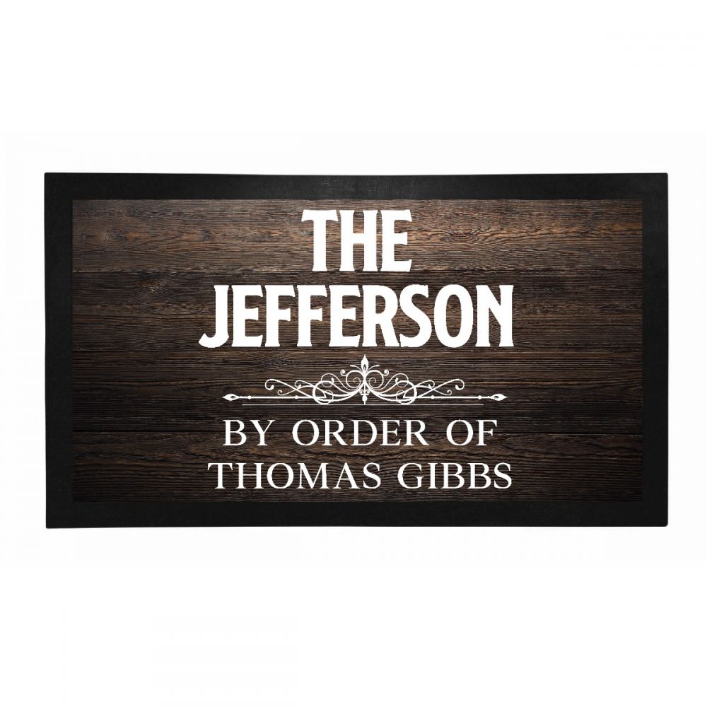 Personalised Bar Mat - By Order Of