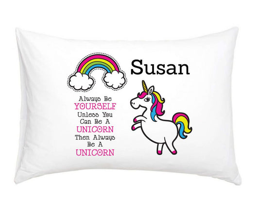 Unicorn 01 - Personalised Pillow Case