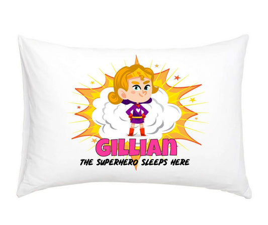 Personalised Superhero Pillowcase - BLG065_MGP