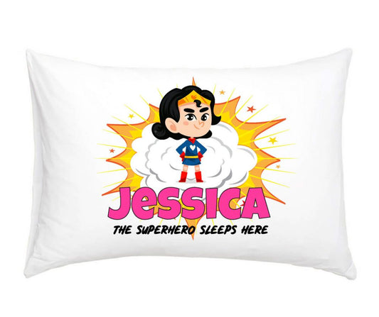 Personalised Superhero Pillowcase - BKC02