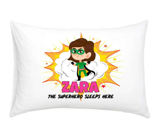 Personalised Superhero Pillowcase - GNG01