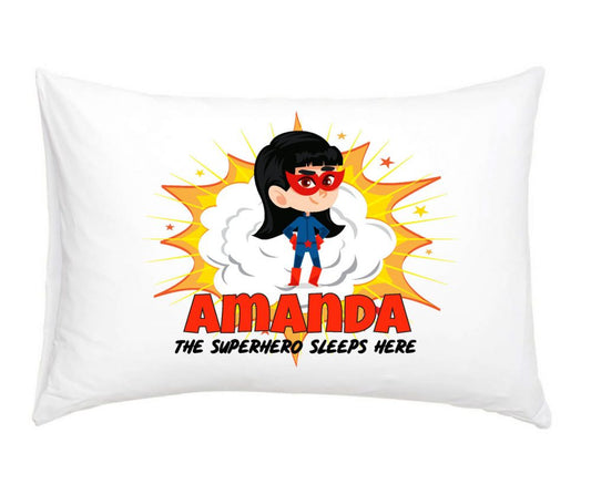 Personalised Superhero Pillowcase - BRG08