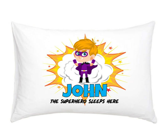 Personalised Superhero Pillowcase - PUBL02