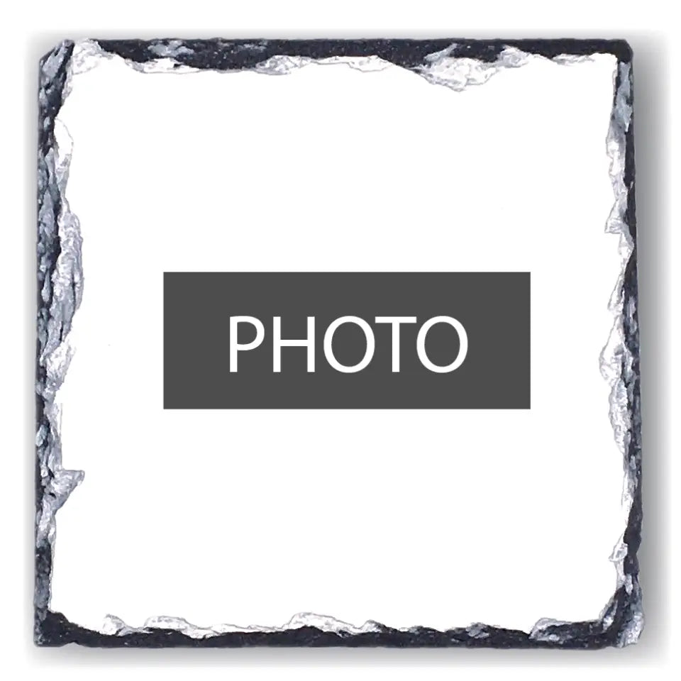 Personalised Photo Slate - Square Shaped Buy 1